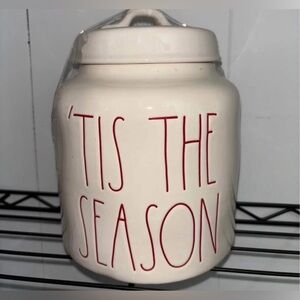 Rae Dunn Tis the Season Large Canister